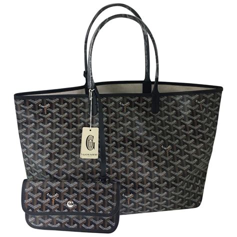 goyard black and brown tote|goyard tote bag cost.